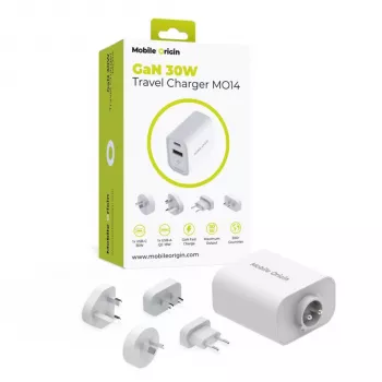 Mobile Origin 30W kelioninis įkroviklis MO14 EU/USA/UK/AUS