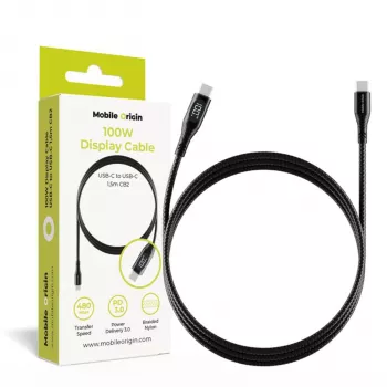 Mobile Origin 100W Display Cab USB-C į USB-C CB2 1,5 m