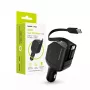 Mobile Origin 90W automobilinis įkroviklis CA22 USB-C+USB-A su 2x 60cm laidais