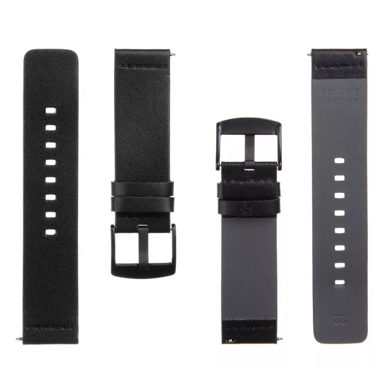 Tactical Leather Band 22mm juodas