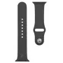 Taktinis silikoninis laikrodžio dirželis Apple Watch 1/2/3/4/5/6/7/SE 38/40/41mm juodas