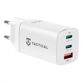 Tactical Adapter FlashBang GaN White 65W USB-C įkroviklis