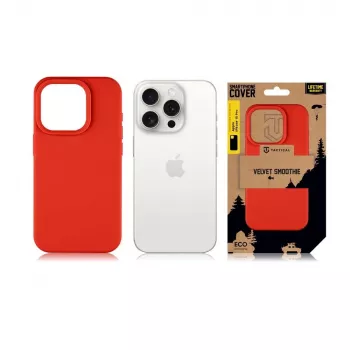 Tactical Back Cover Velvet Smoothie, skirta iPhone 15 Pro - Chilli Red