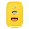 Tactical Microgrid GaN 45W Yellow Wall Charger su USB-C