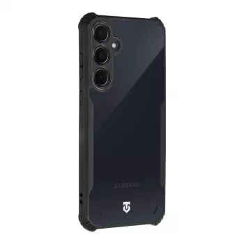 Tactical galinis dangtelis Quantum Stealth Galaxy A35 5G permatomas/juodas