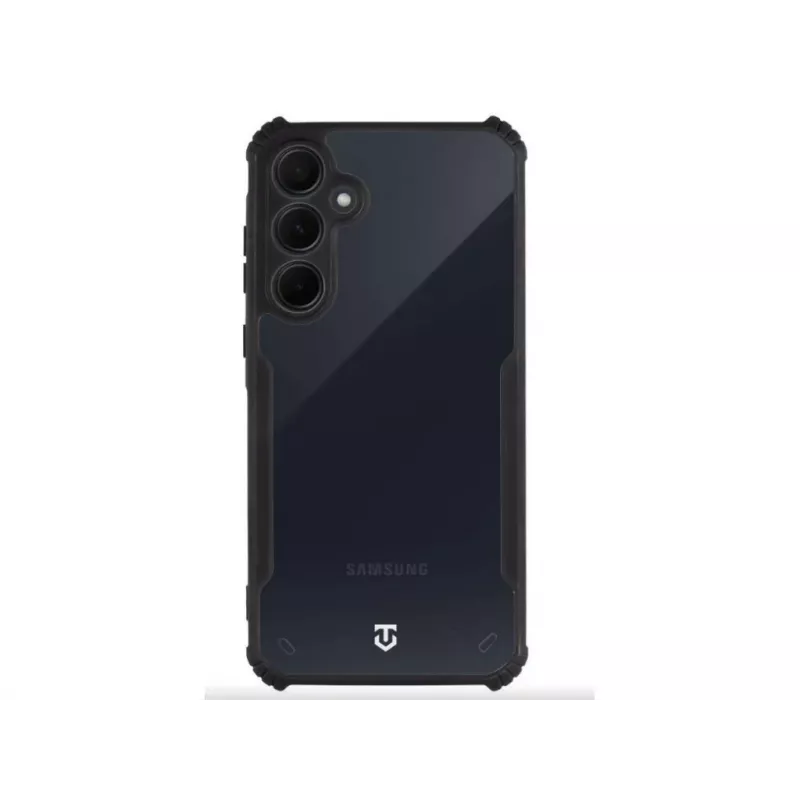 Tactical galinis dangtelis Quantum Stealth Galaxy A35 5G permatomas/juodas