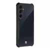 Tactical galinis dangtelis Quantum Stealth Galaxy A55 5G permatomas/juodas