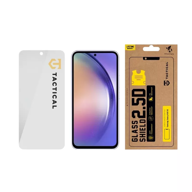 Tactical Glass Shield 2.5D Samsung Galaxy A56 5G Skaidrus