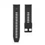 Tactical Quick Release Silicone Band 22mm juodas