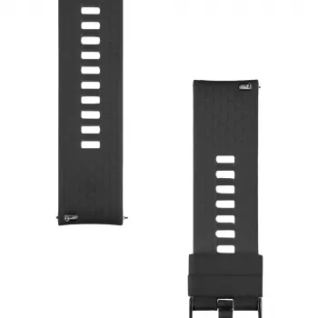 Tactical Quick Release Silicone Band 22mm juodas
