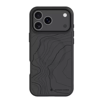 Tactical Back Cover MagForce Hyperstealth Sika, skirta Apple iPhone 17 Pro Max, Asphalt