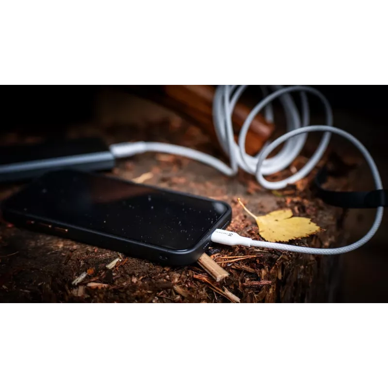 Tactical Stitch Thread Cable USB-A/USB-C White