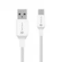Tactical Stitch Thread Cable USB-A/USB-C White