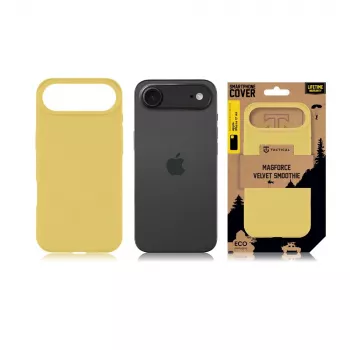 Tactical Back Cover MagForce Velvet Smoothie, skirta Apple iPhone 17 Air – Banana Yellow