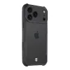 Tactical Back Cover Quantum Stealth, skirta Apple iPhone 17 Pro Max, skaidri/juoda