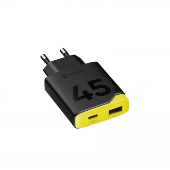 Tactical Minimi GaN 45W AC USB-C sieninis įkroviklis, juodas