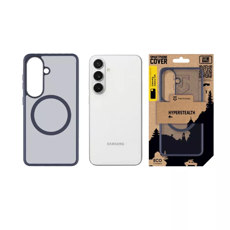 Tactical galinis dangtelis MagForce Hyperstealth Galaxy S26 tamsiai mėlynas