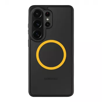 Tactical nugarėlės dangtelis MagForce Hyperstealth 2.0, skirtas Samsung Galaxy S26 Ultra, juodas/geltonas