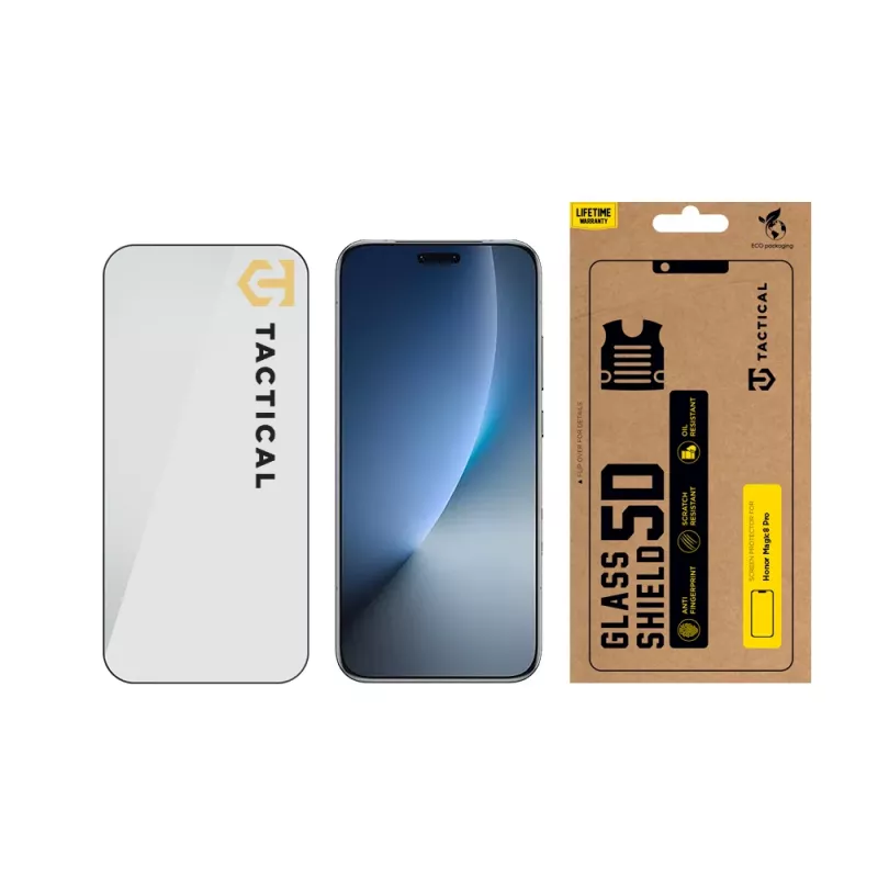 Tactical Glass Shield 5D, skirta „Magic8 Pro“, juoda