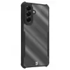 Tactical nugarėlės dangtelis Quantum Stealth Galaxy A57 permatomas/juodas