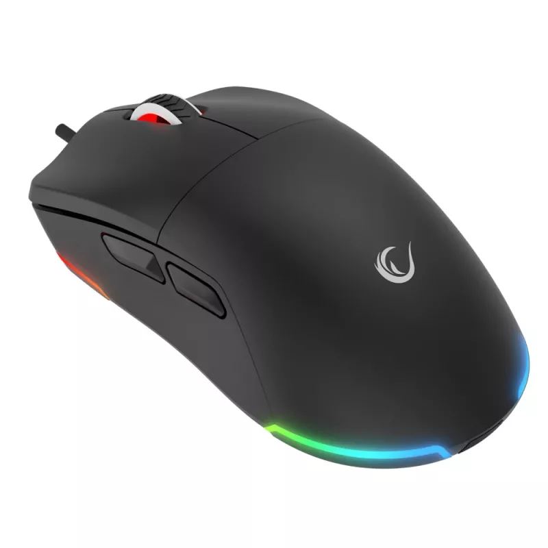 Rampage BLINK Wired USB Gaming Mouse, 12800 DPI, RGB, Optical Sensor, Black
