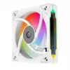 Rampage 120mm 1800RPM Infinite Loop ARGB White PWM Case Fan