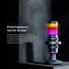 Rampage Bemol RGB USB-C žaidimų mikrofonas, juodas