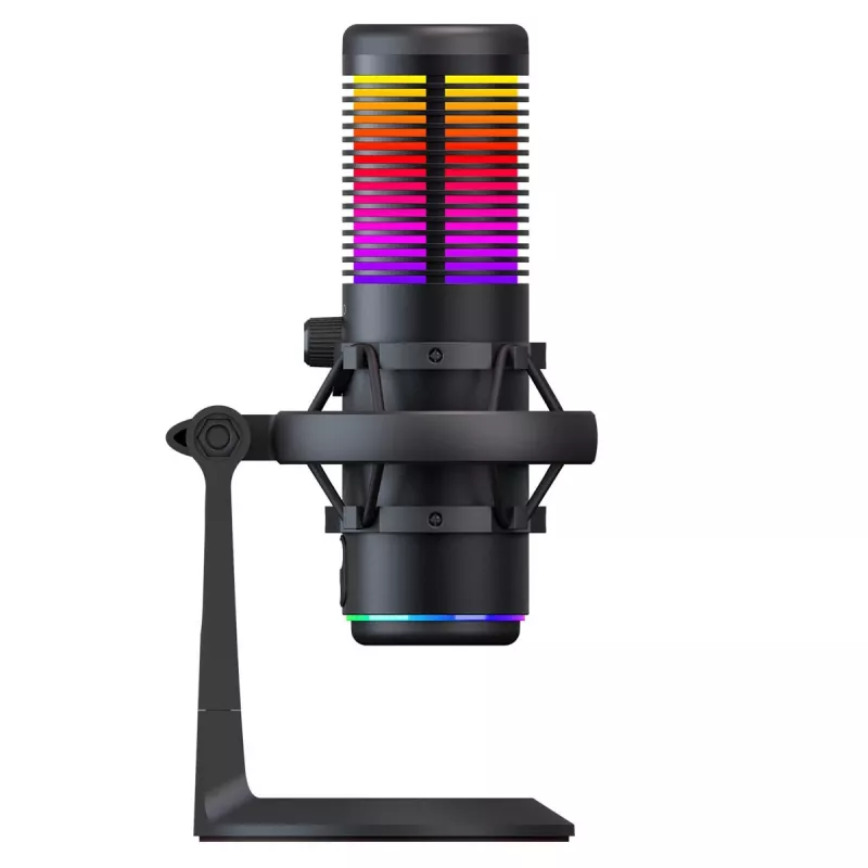 Rampage Bemol RGB USB-C žaidimų mikrofonas, juodas