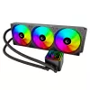 Rampage INFINITE V360 AIO Liquid CPU Cooler 360mm ARGB, Digital Temperature Display, Black