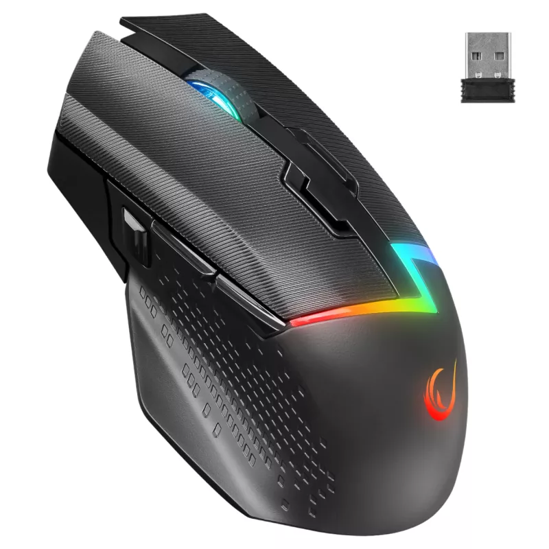 Rampage Drop M3 V2 Wireless Gaming Mouse 24000 DPI 1000 Hz Black