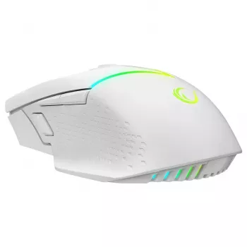 Rampage Drop M3 V2 belaidė žaidimų pelė 24000 DPI 1000 Hz balta