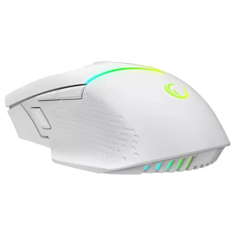 Rampage Drop M3 V2 belaidė žaidimų pelė 24000 DPI 1000 Hz balta
