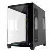 RAMPAGE SEALITE-BLACK Mid-Tower PC Case with Tempered Glass, 7x ARGB PWM Fans, Black