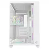 RAMPAGE SEALITE-WHITE Mid-Tower PC Case with Tempered Glass, 7x ARGB PWM Fans, White
