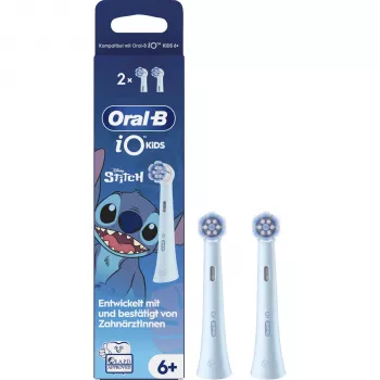 Oral-B iO keičiamos šepetėlių galvutės vaikams Stitch 2 vnt. (930802)