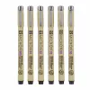 Sakura Pigma Micron Fineliner rašiklių rinkinys 6 vnt. juodi