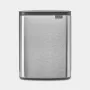 Brabantia BO šiukšliadėžė 12 l, matinis plienas, be pirštų atspaudų