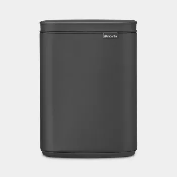 Brabantia BO šiukšliadėžė 4 l Mineralinė Begalinė Pilka