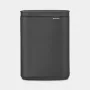 Brabantia BO šiukšliadėžė 4 l Mineralinė Begalinė Pilka