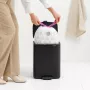 Brabantia Bo Pedal Bin 12 Litre Matt Black (238000)