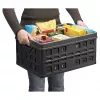 Helit Klappbox Square H6180295 46L Sulankstoma Dėžė Pilka/Juoda