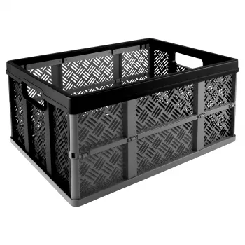 Helit Klappbox Basic H6180495 32L sulankstoma dėžė daiktams juoda/pilka