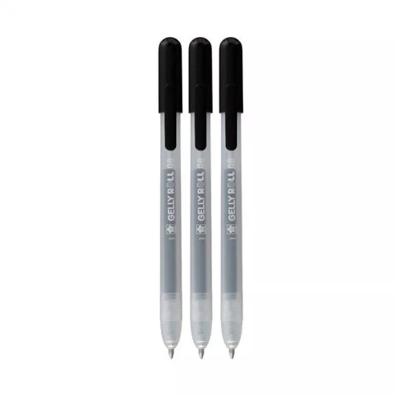 Sakura Gelly Roll Retractable Classic Gel Pen Transparent 0.4 mm Fine Point