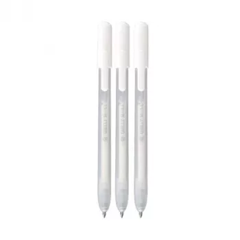 Sakura Gelly Roll Retractable Classic gelinis rašiklis skaidrus 0.45 mm baltais rašalais