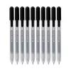 Sakura 9+1 Free Gelly Roll Retractable Classic Gel Pen Transparent 0.4 mm Black Ink 10-Pack