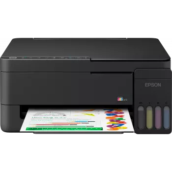 Epson EcoTank L3351 Daugiafunkcis Spausdintuvas – Spalvotas – A4 – Spausdinti, Skenuoti, Kopijuoti – Rašalinis – 33 ppm Juoda Juodraštis – USB, Wi-Fi, Wi-Fi Direct – Juoda