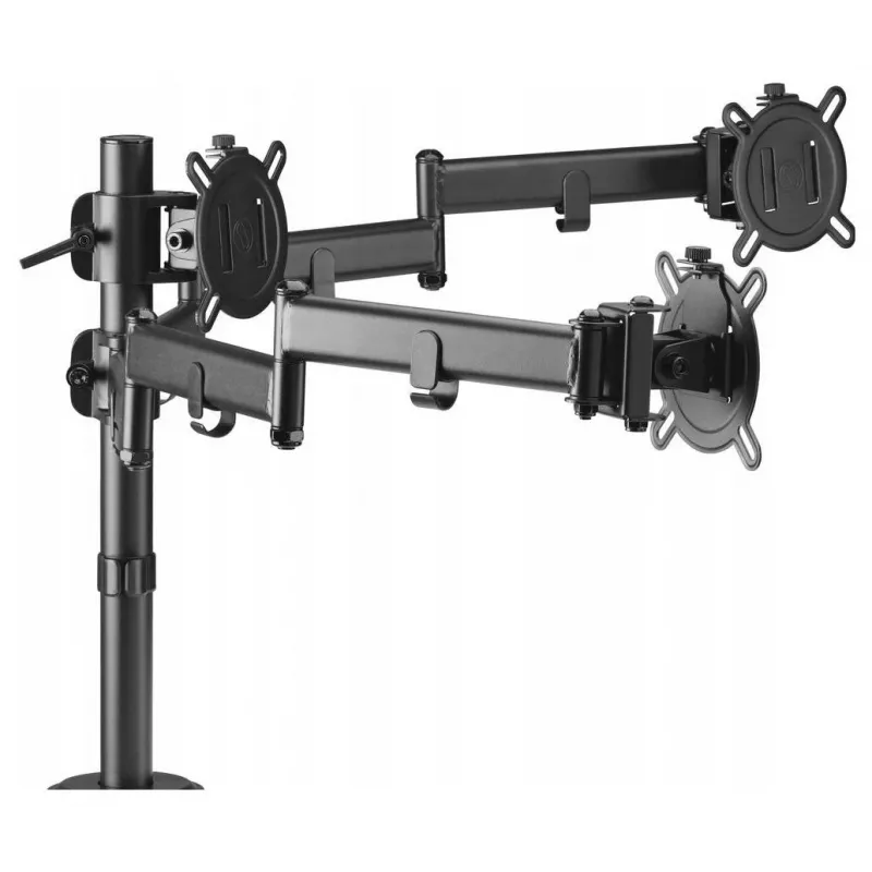 One For All DM2310 Vieno Monitorio Stalo Laikiklis 13-27 col. Ekranams, 8 kg, VESA 75x75/100x100, Juodas