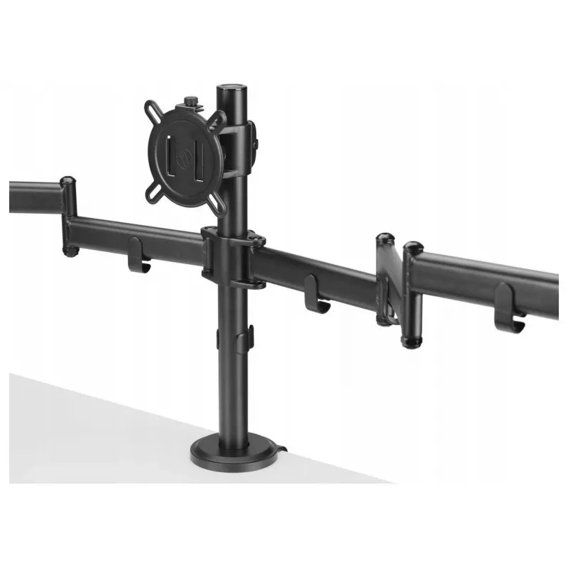 One For All DM2310 Vieno Monitorio Stalo Laikiklis 13-27 col. Ekranams, 8 kg, VESA 75x75/100x100, Juodas