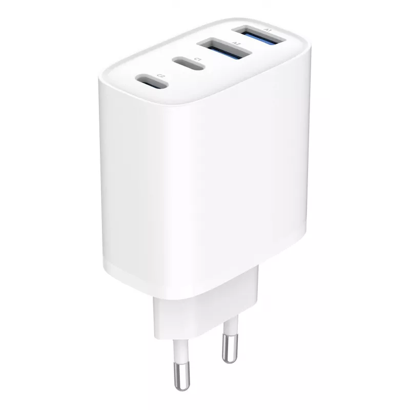 Gembird TA-UC-2A2C-PD40-01-W GaN USB PD 4 prievadų įkroviklis, 40 W, baltas