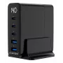 Gembird TA-UC-2A3C-PD140-01-BK GaN 5 prievadų USB-C ir USB-A greitasis įkroviklis, 140 W, juodas